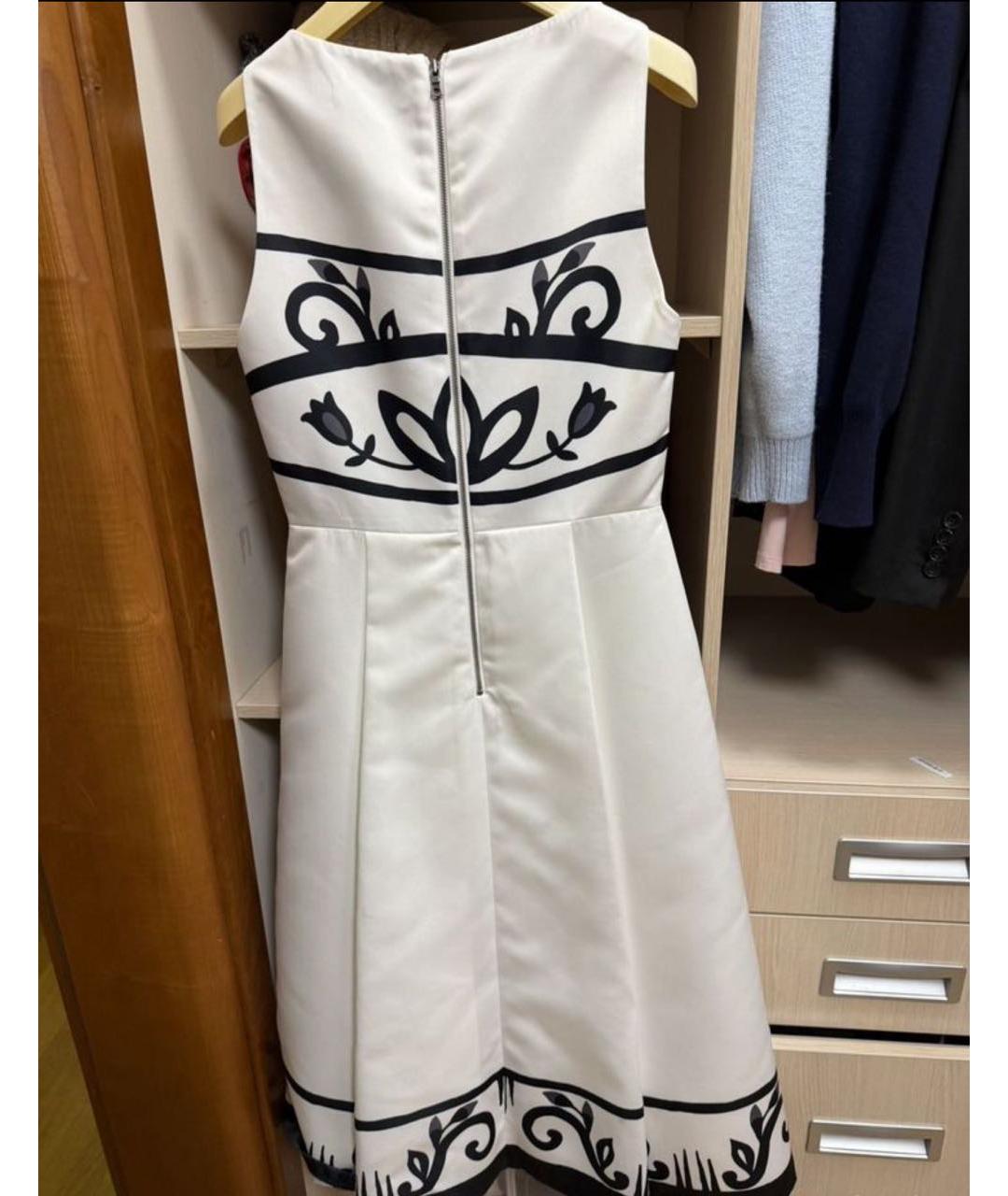 ALICE+OLIVIA Белое вискозное вечернее платье, фото 3