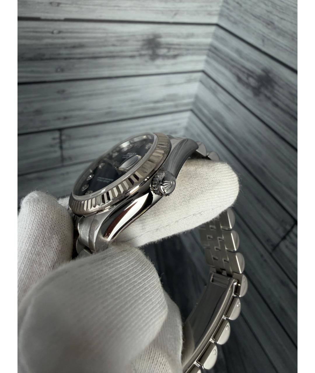 ROLEX Темно-синие часы, фото 5