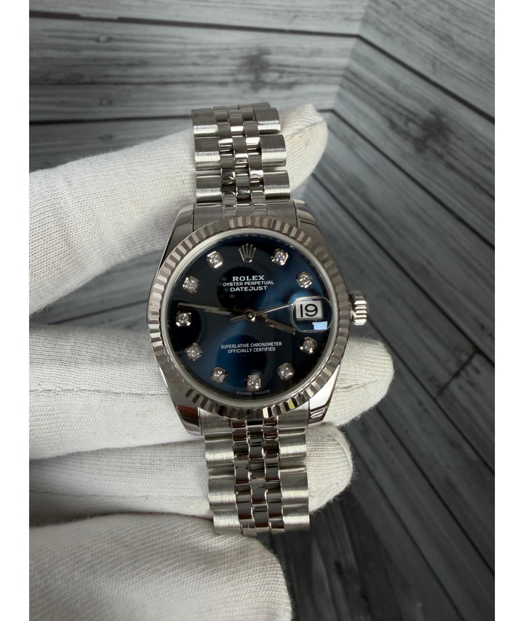 ROLEX Темно-синие часы, фото 3