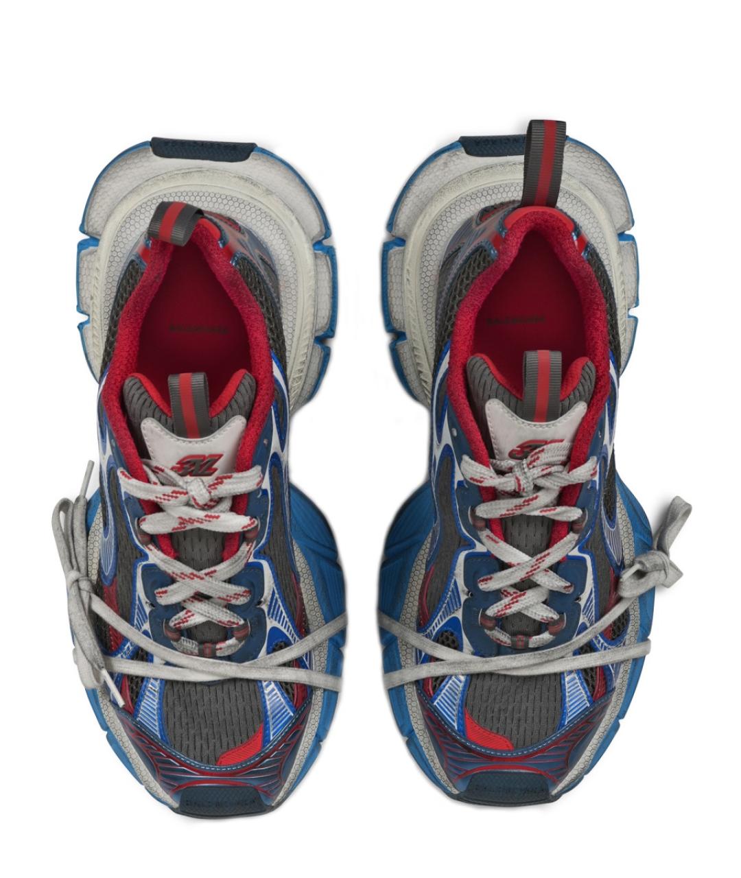 BALENCIAGA Мульти синтетические низкие кроссовки / кеды, фото 5