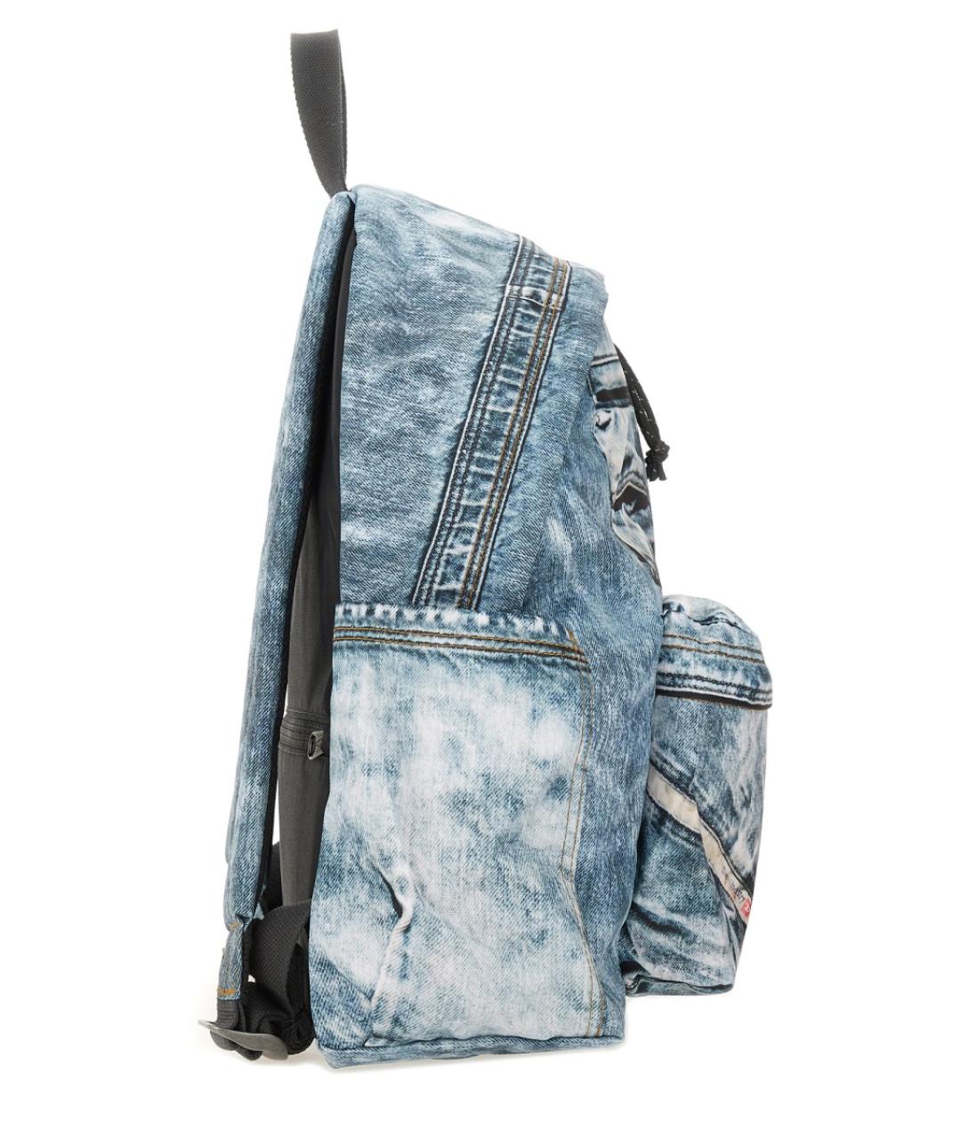 DIESEL Синий синтетический рюкзак, фото 3