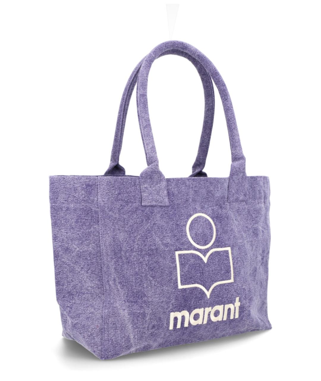 ISABEL MARANT Фиолетовая тканевая сумка тоут, фото 2