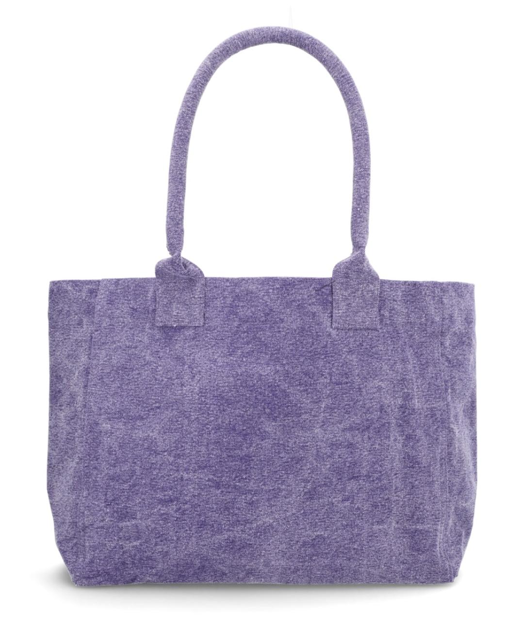 ISABEL MARANT Фиолетовая тканевая сумка тоут, фото 3