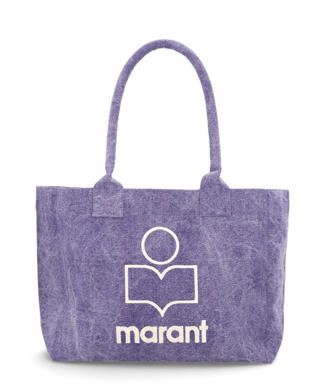 ISABEL MARANT Фиолетовая тканевая сумка тоут, фото 1