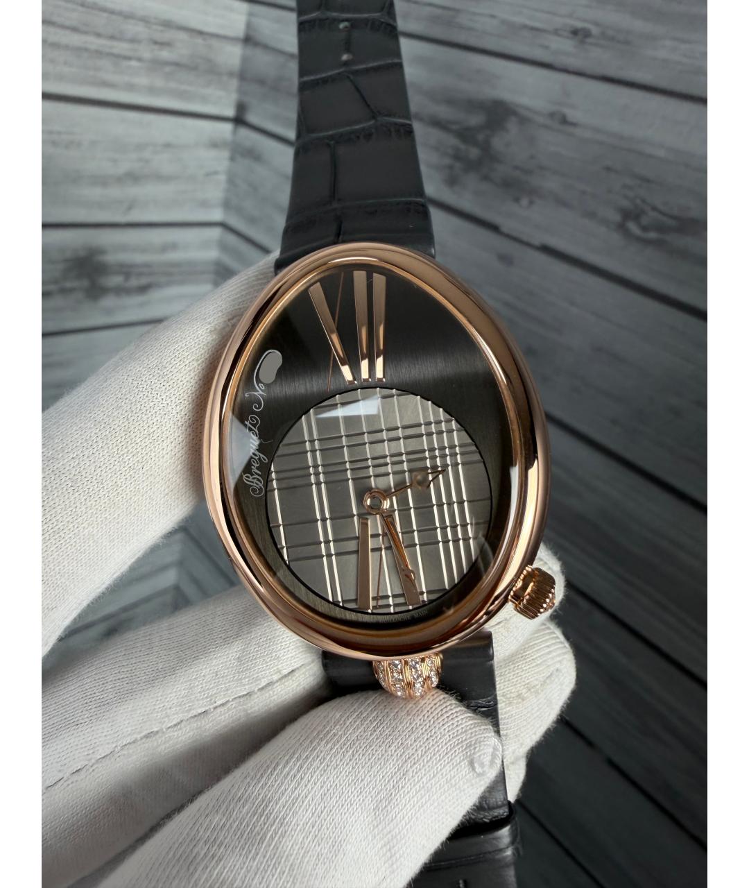 Breguet Черные часы из розового золота, фото 4