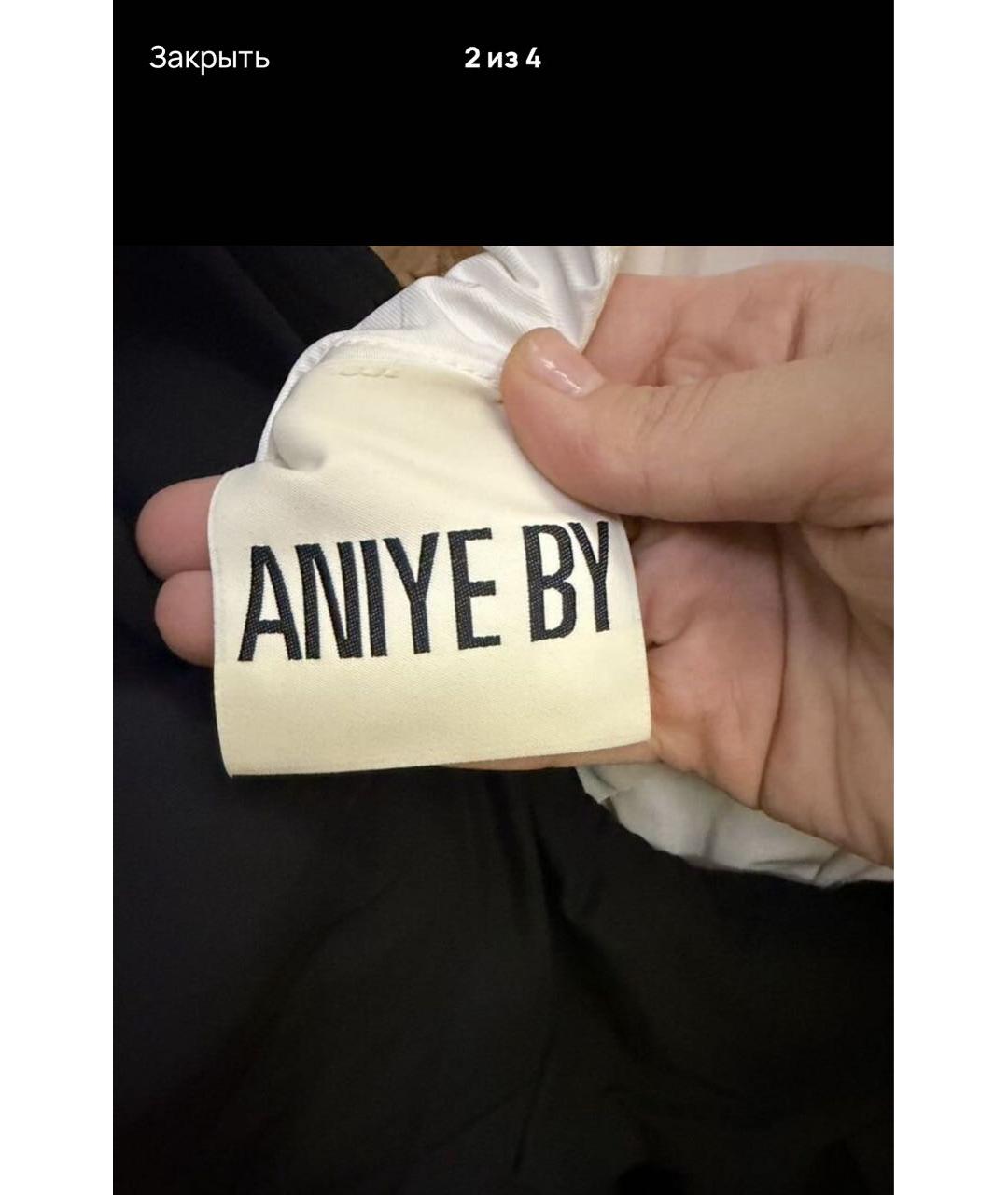 ANIYE BY Черное полиэстеровое коктейльное платье, фото 3