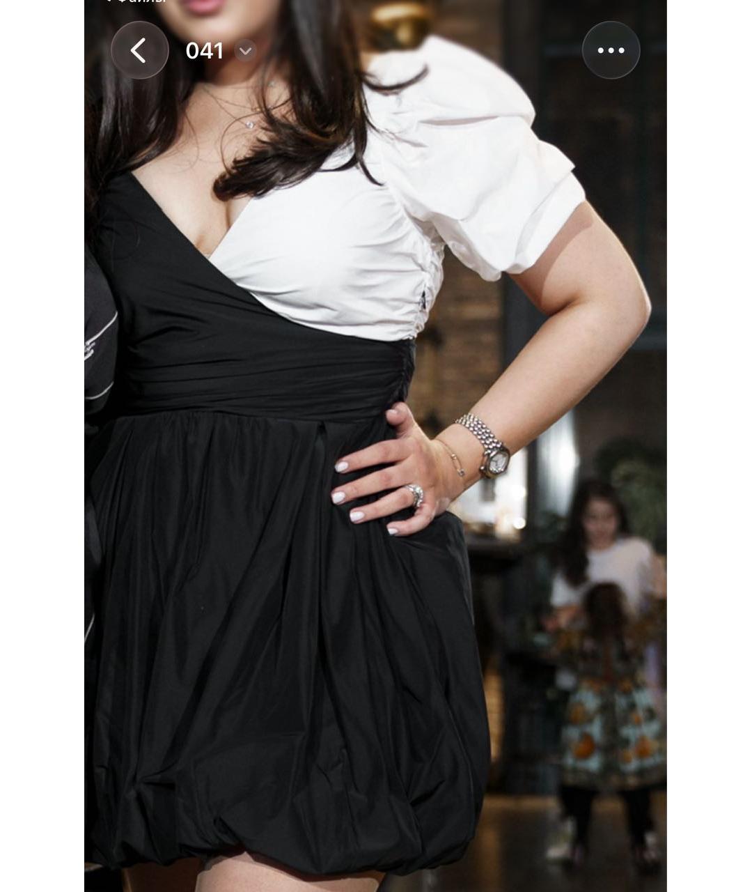 ANIYE BY Черное полиэстеровое коктейльное платье, фото 4