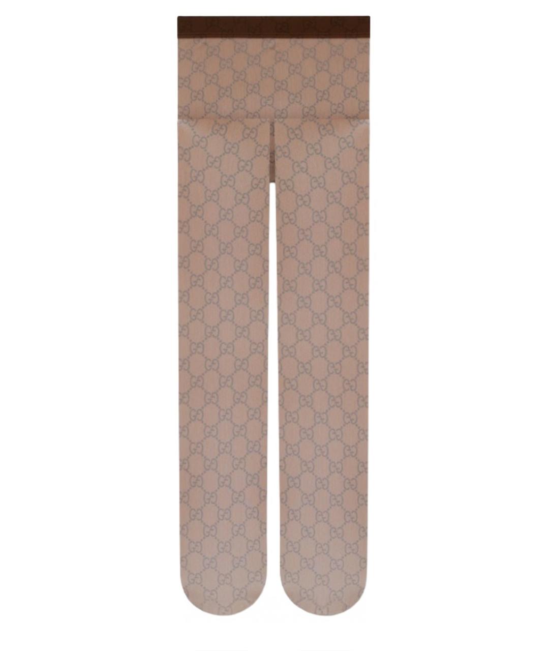 GUCCI Коричневые носки, чулки и колготы, фото 2