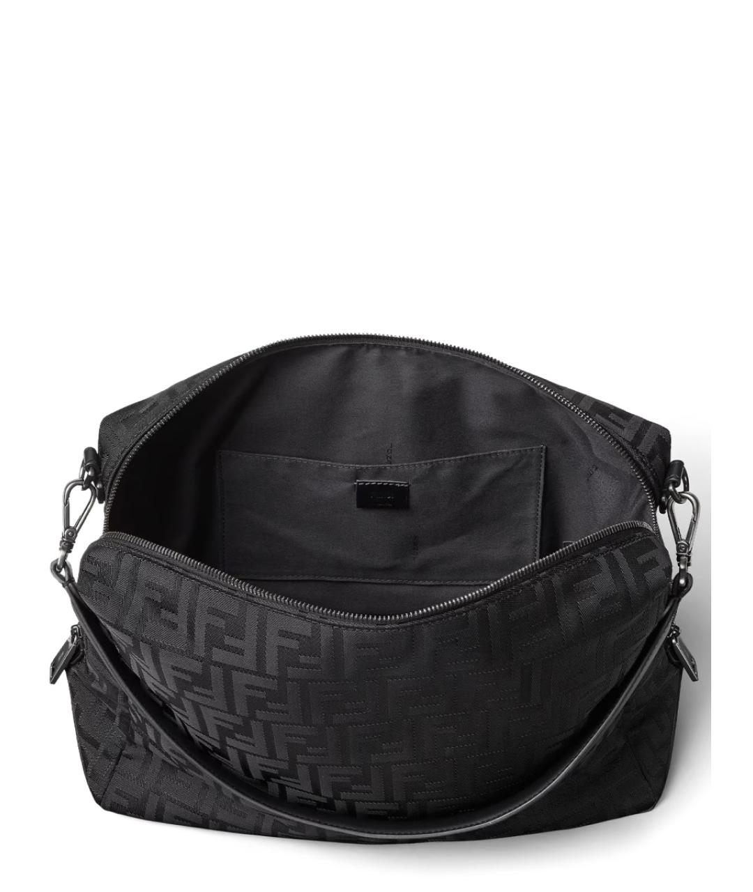 FENDI Черная синтетическая сумка на плечо, фото 4