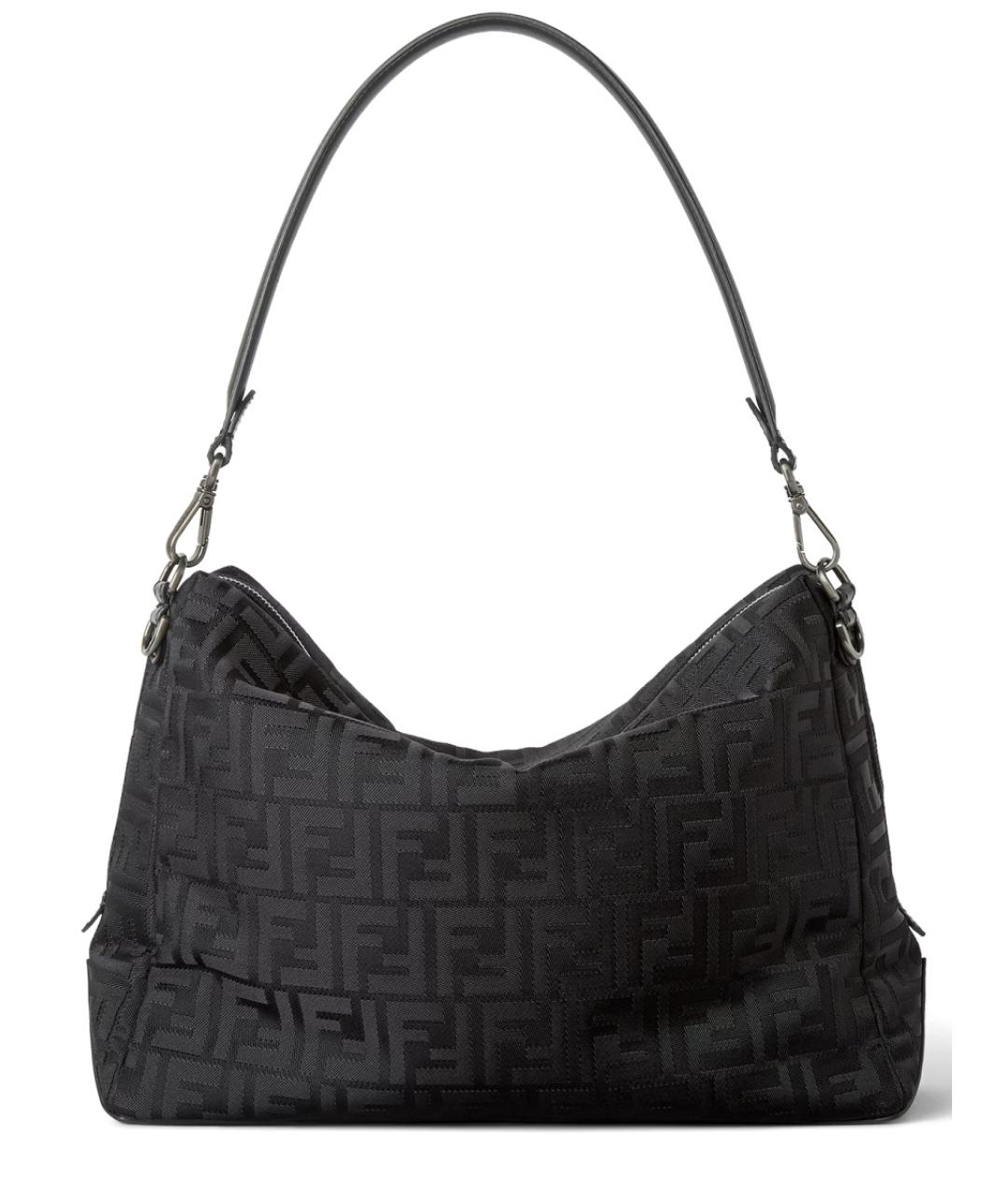 FENDI Черная синтетическая сумка на плечо, фото 3