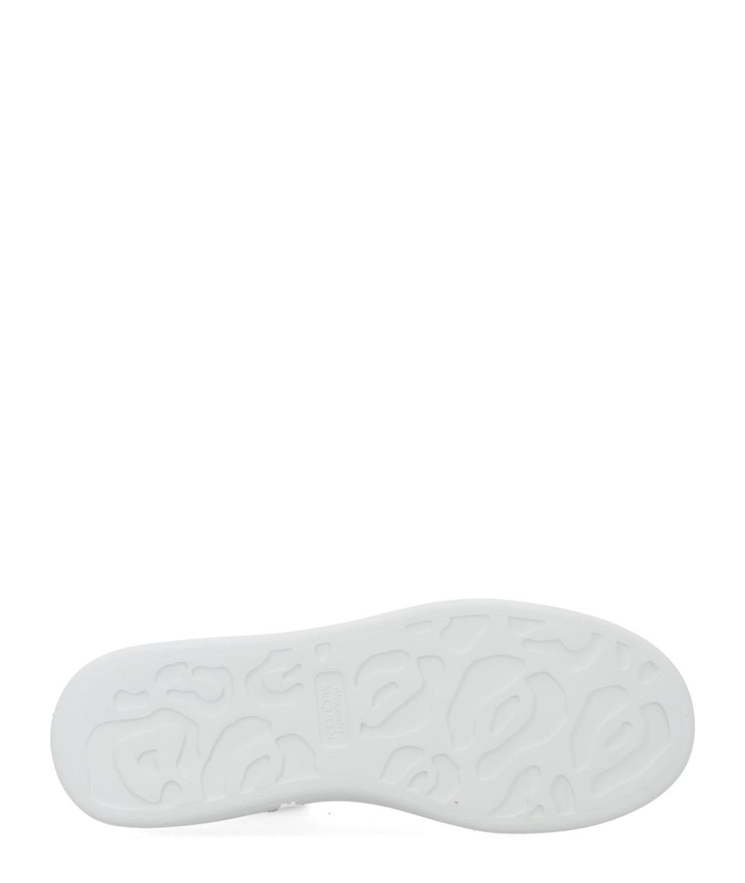 ALEXANDER MCQUEEN Белые кожаные низкие кроссовки / кеды, фото 6