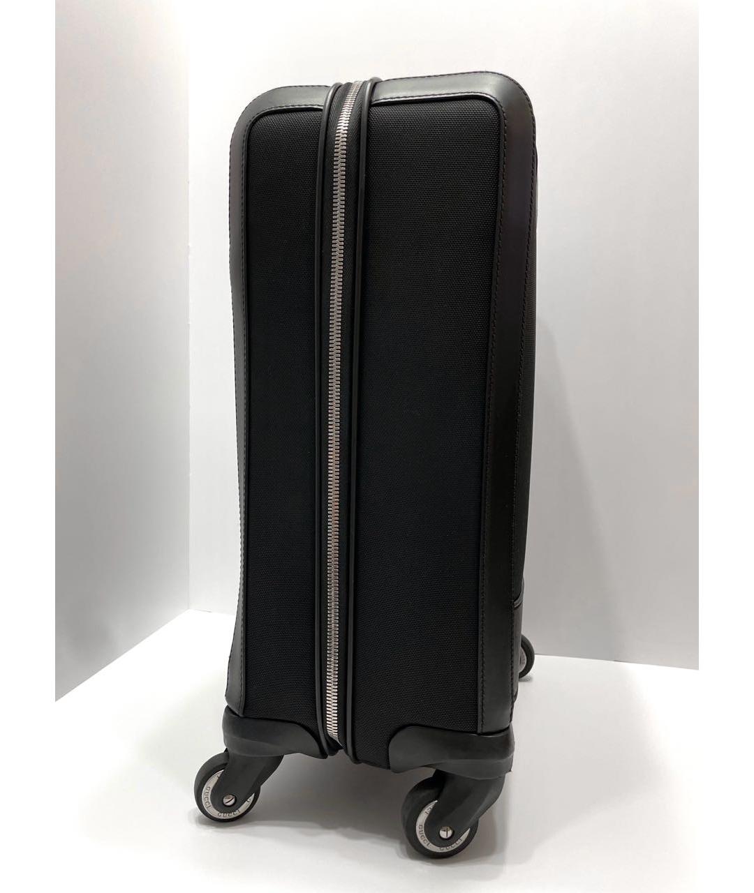 GUCCI Черный тканевый чемодан, фото 4