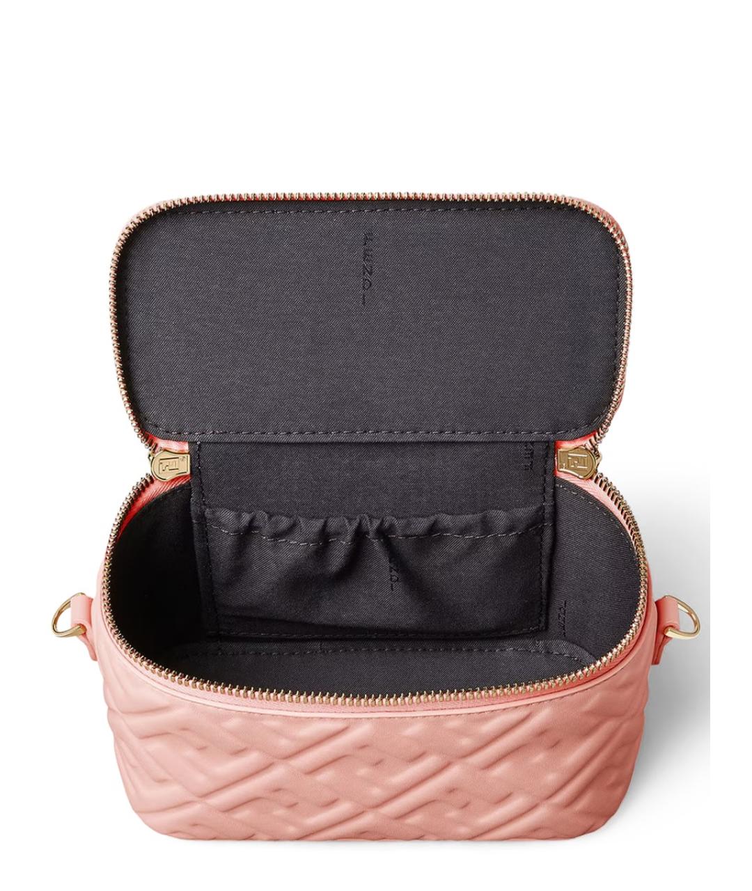 FENDI Розовая кожаная сумка через плечо, фото 4