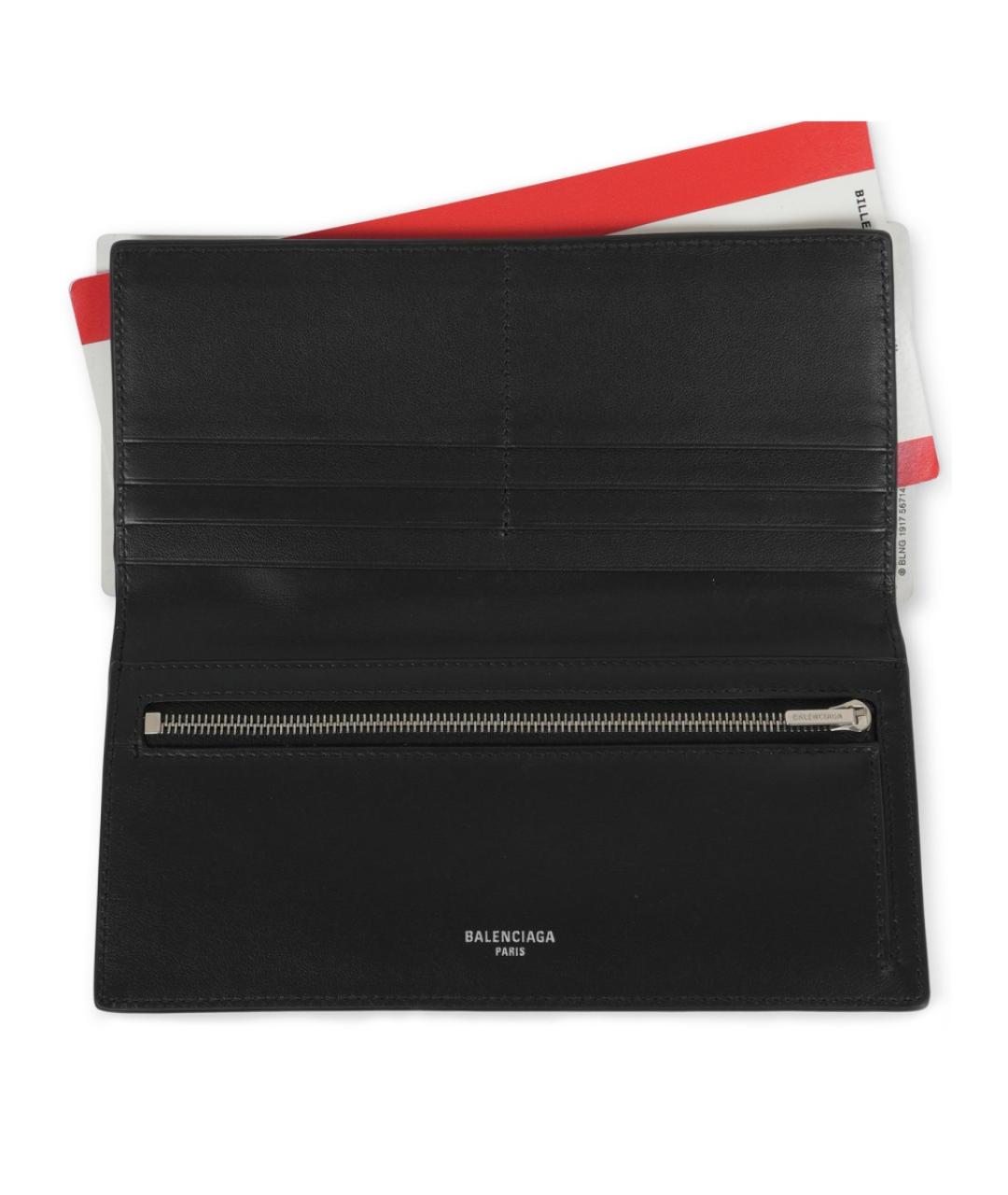 BALENCIAGA Синий кожаный кошелек, фото 3