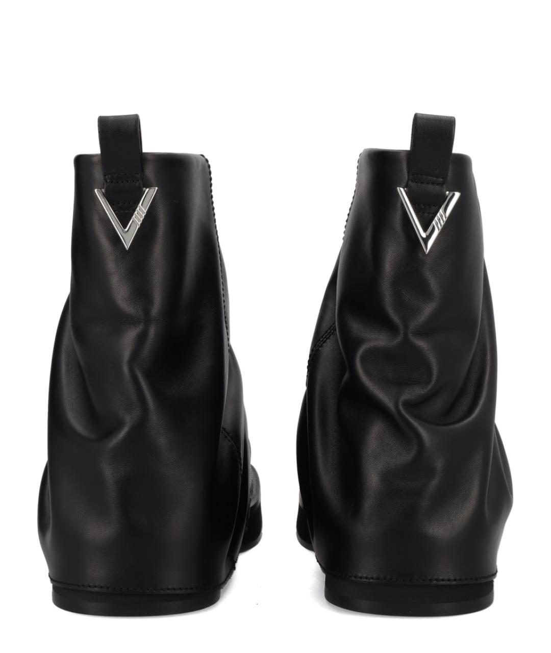 THE ATTICO Черные кожаные ботинки, фото 4