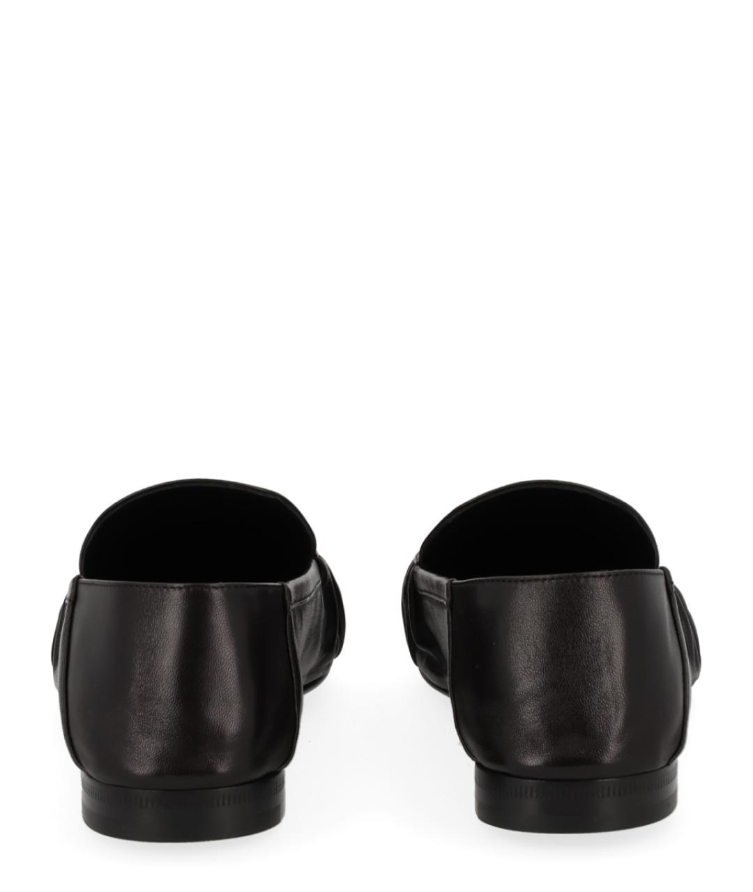 SAINT LAURENT Черные кожаные мокасины, фото 4