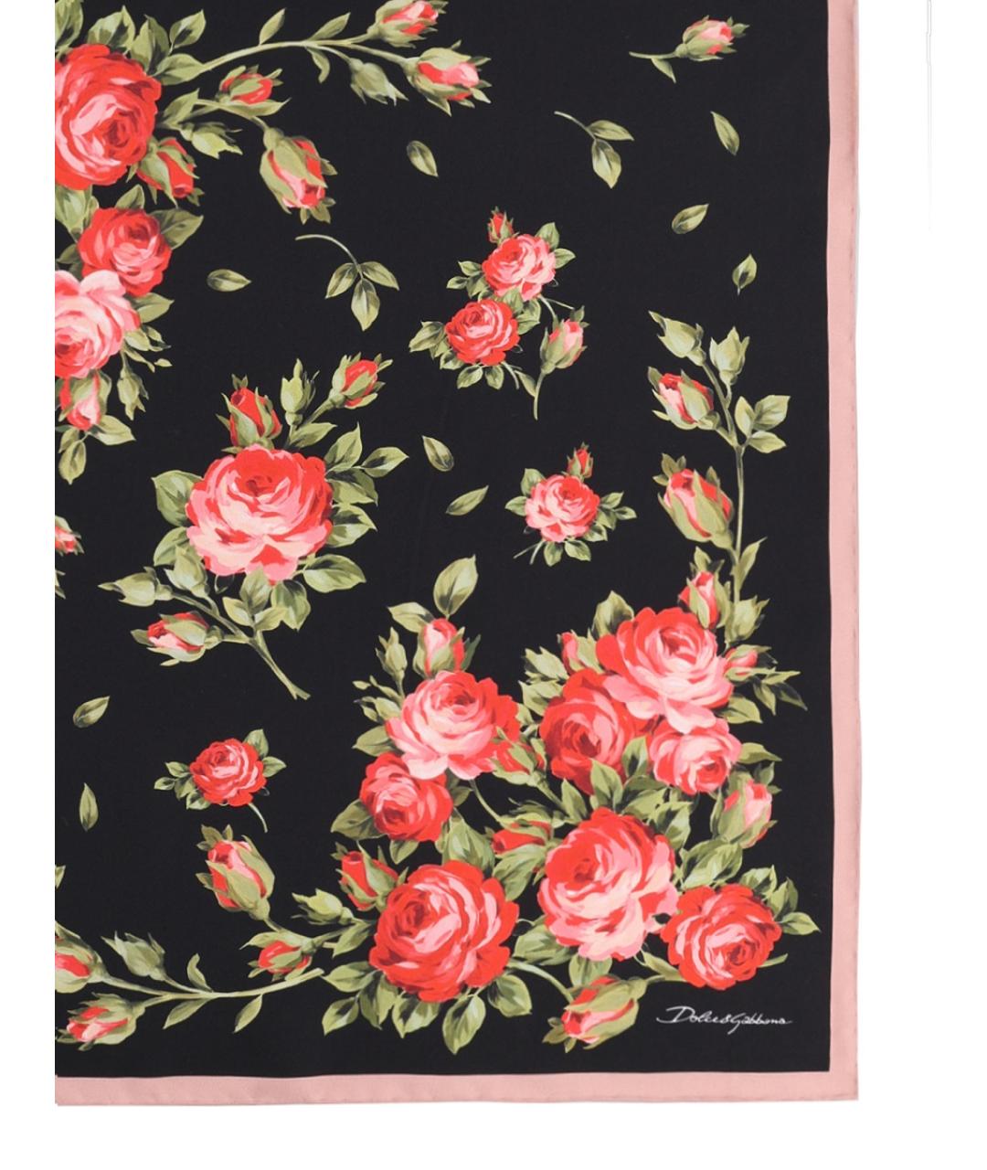 DOLCE&GABBANA Мульти шелковый платок, фото 2