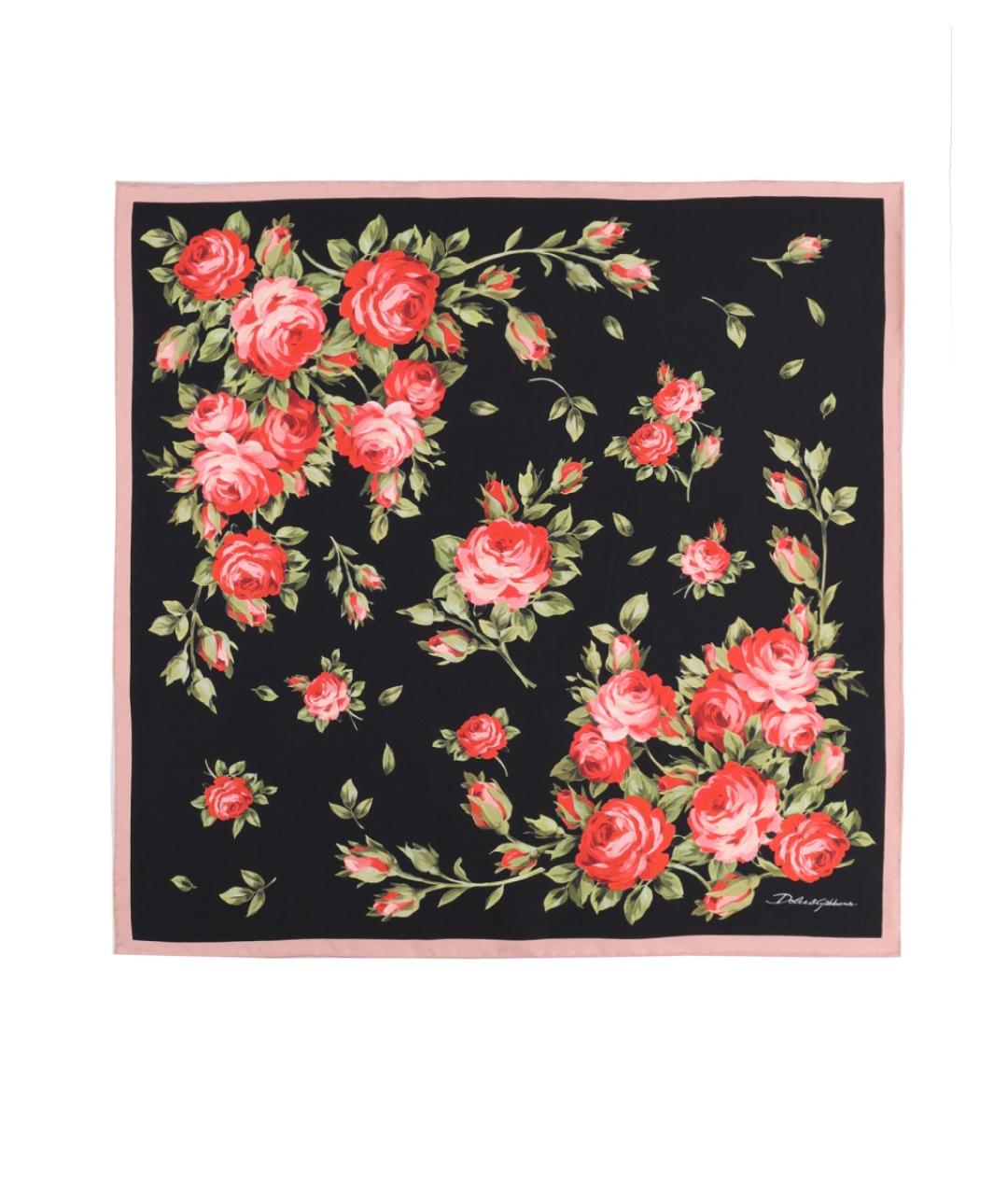 DOLCE&GABBANA Мульти шелковый платок, фото 1