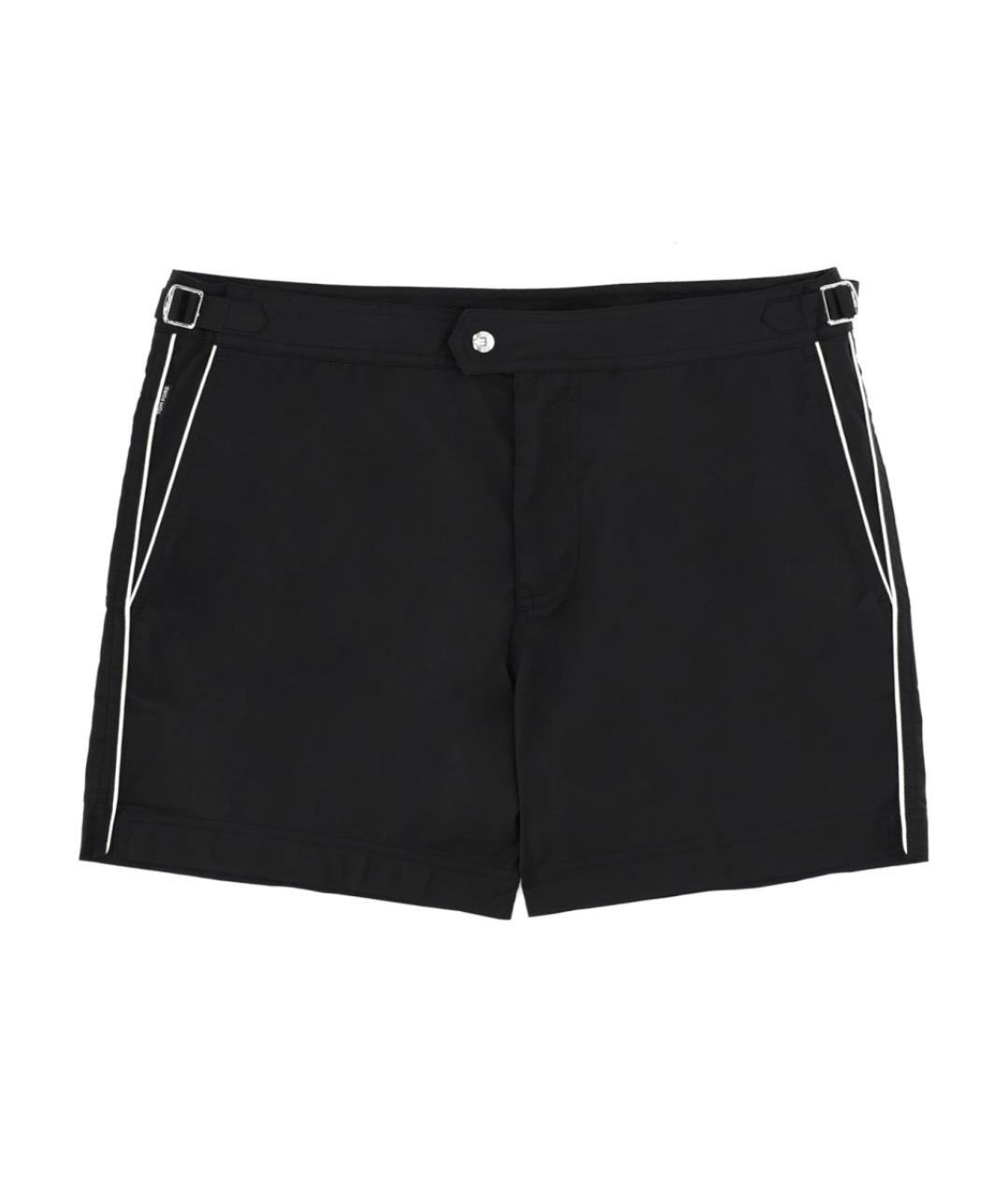 TOM FORD Черные полиэстеровые шорты, фото 1