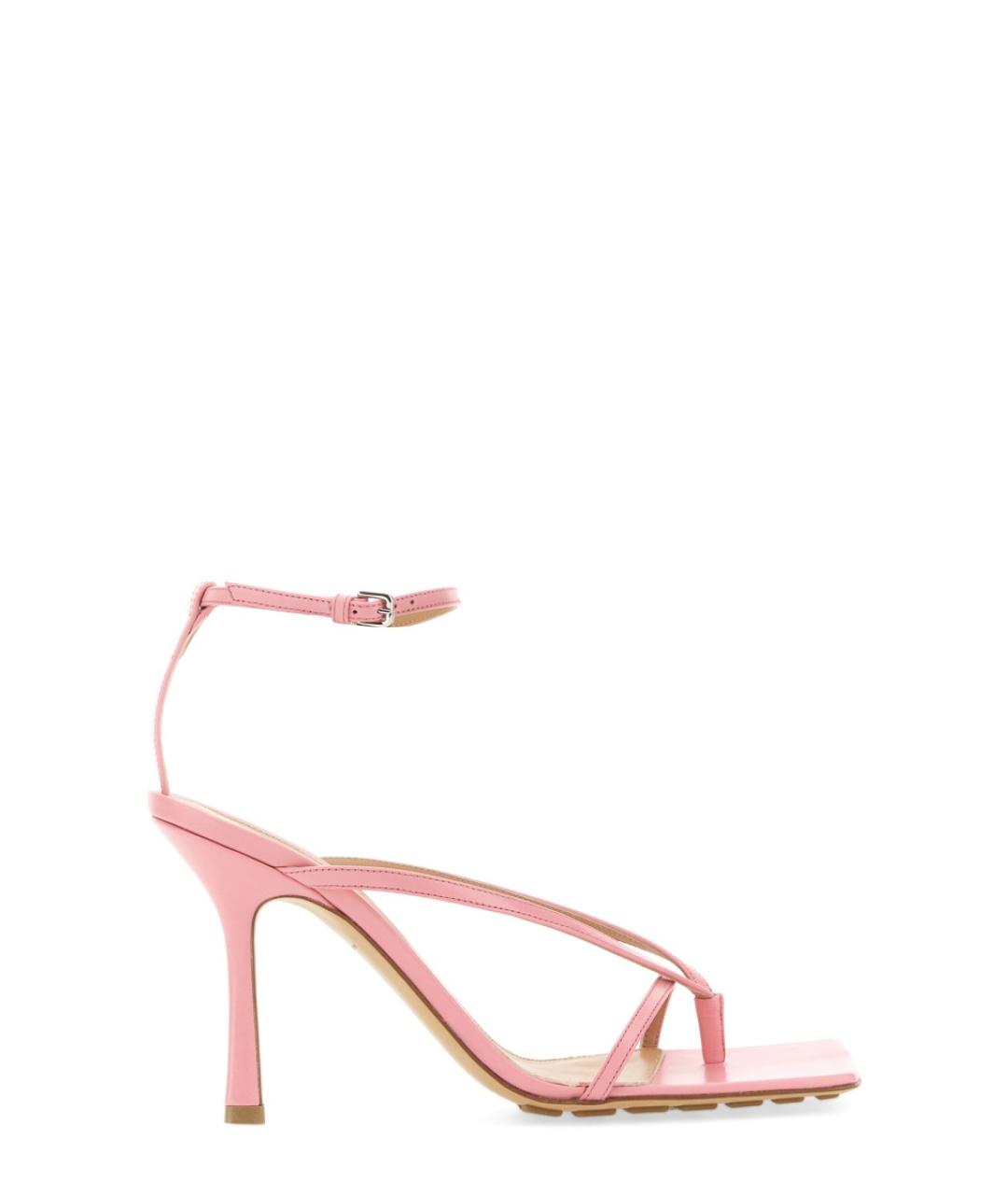 BOTTEGA VENETA Розовые кожаные туфли, фото 1