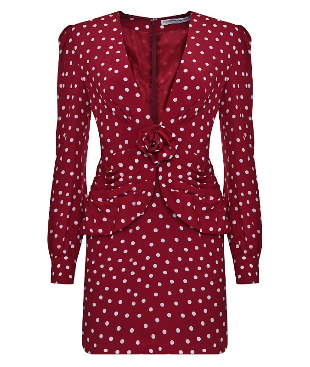 ALESSANDRA RICH Красное повседневное платье, фото 1