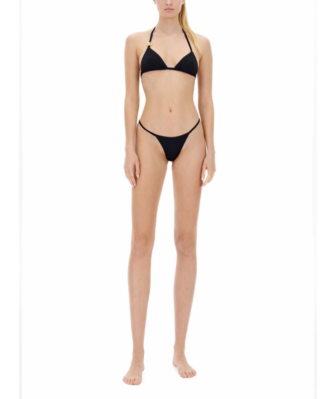 DOLCE&GABBANA Черный полиамидовый купальник, фото 2