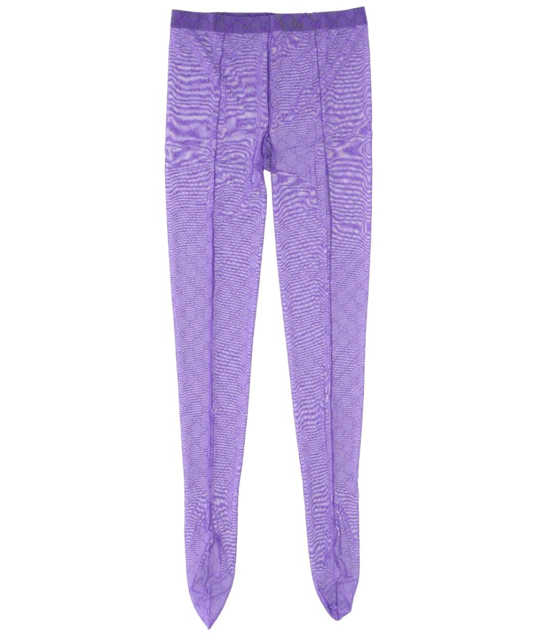 GUCCI Фиолетовые носки, чулки и колготы, фото 1