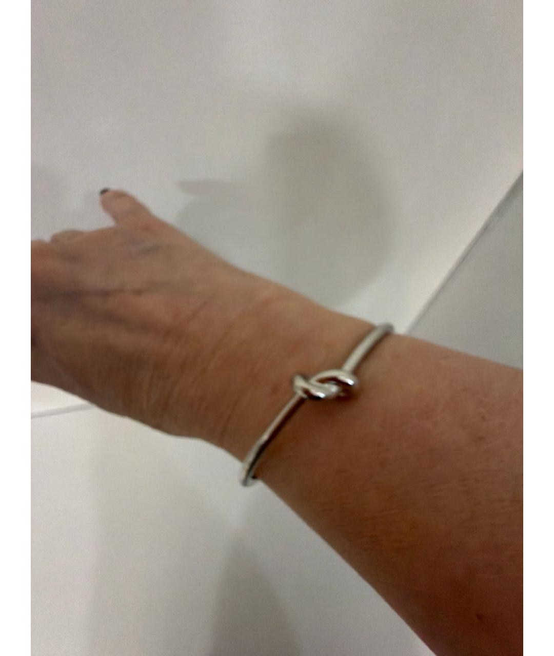 CELINE Серебрянный металлический браслет, фото 5