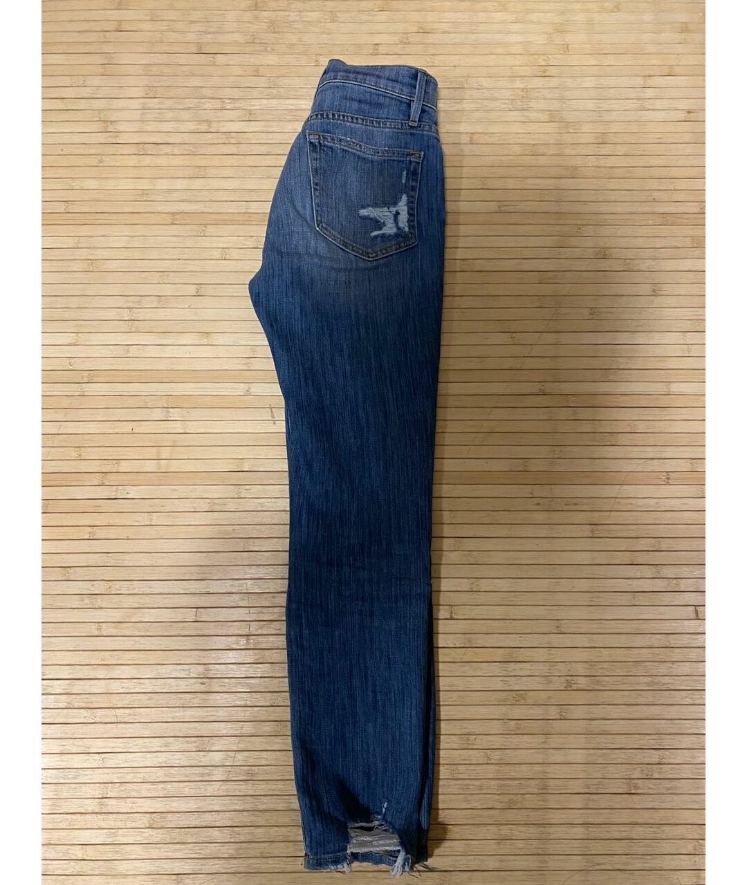 FRAME Синие прямые джинсы, фото 2