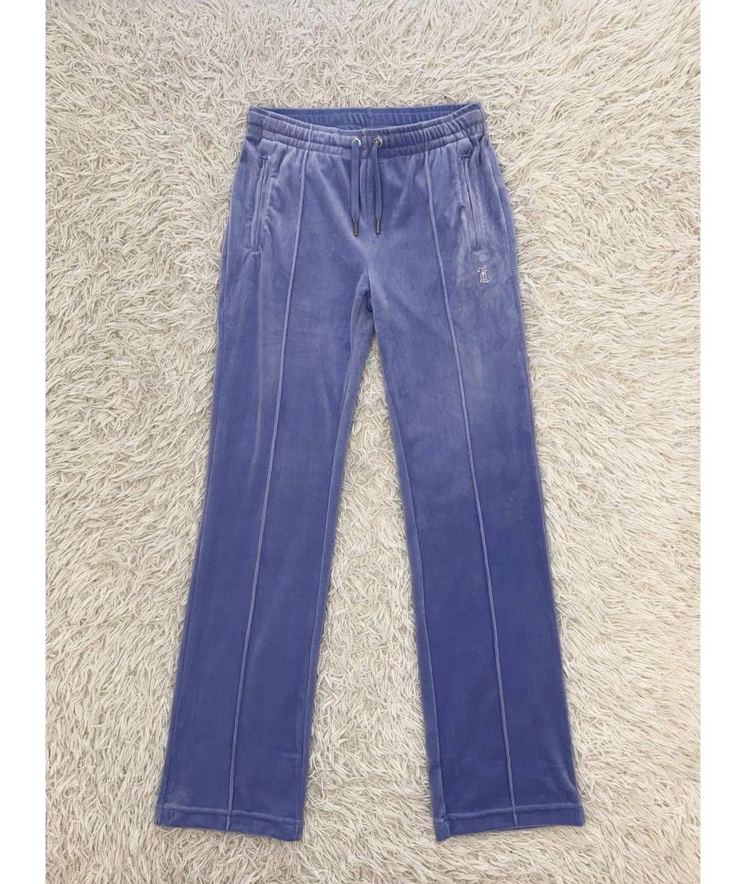 JUICY COUTURE Фиолетовый велюровый спортивные костюмы, фото 2