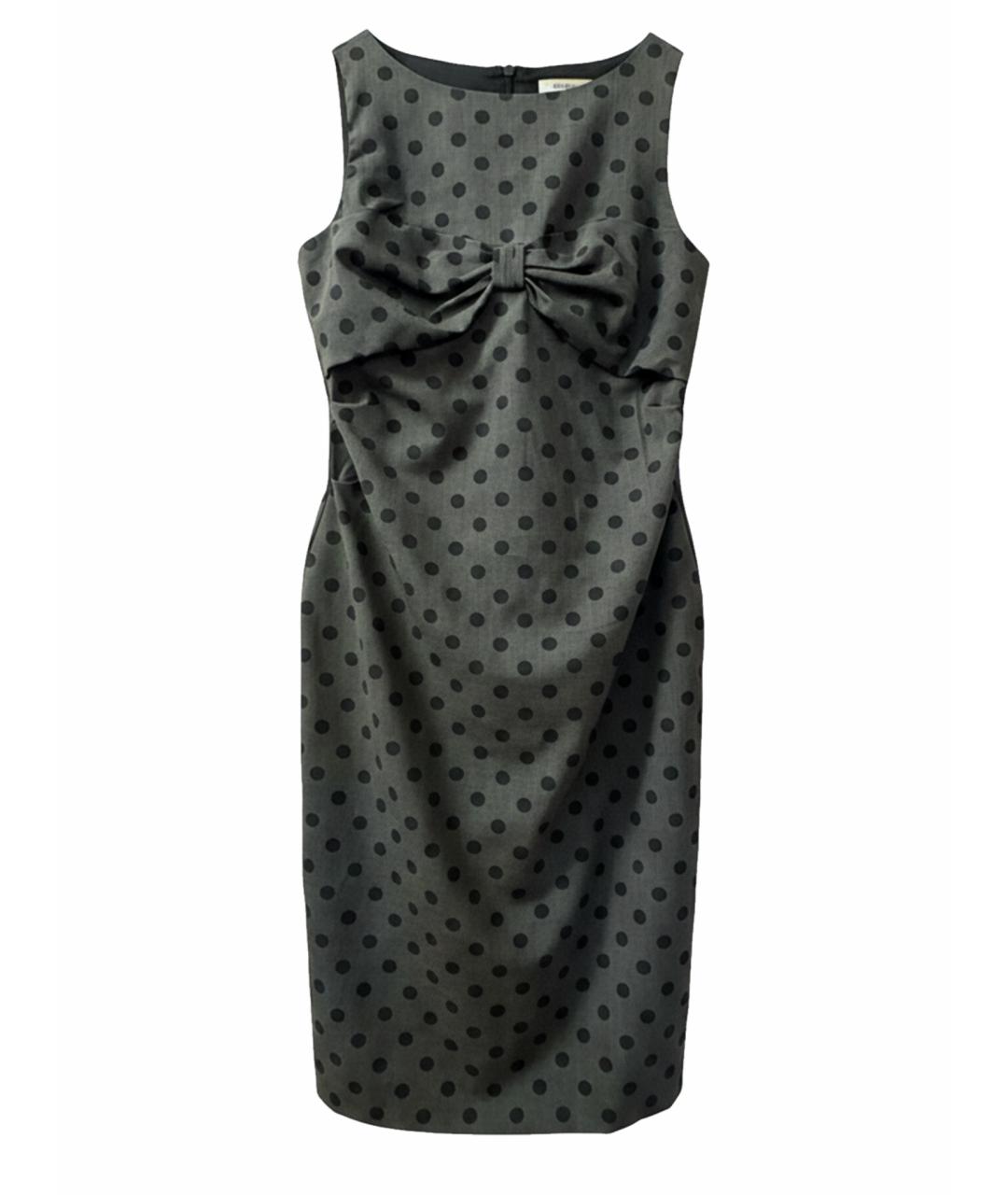 MOSCHINO Серое хлопковое повседневное платье, фото 1