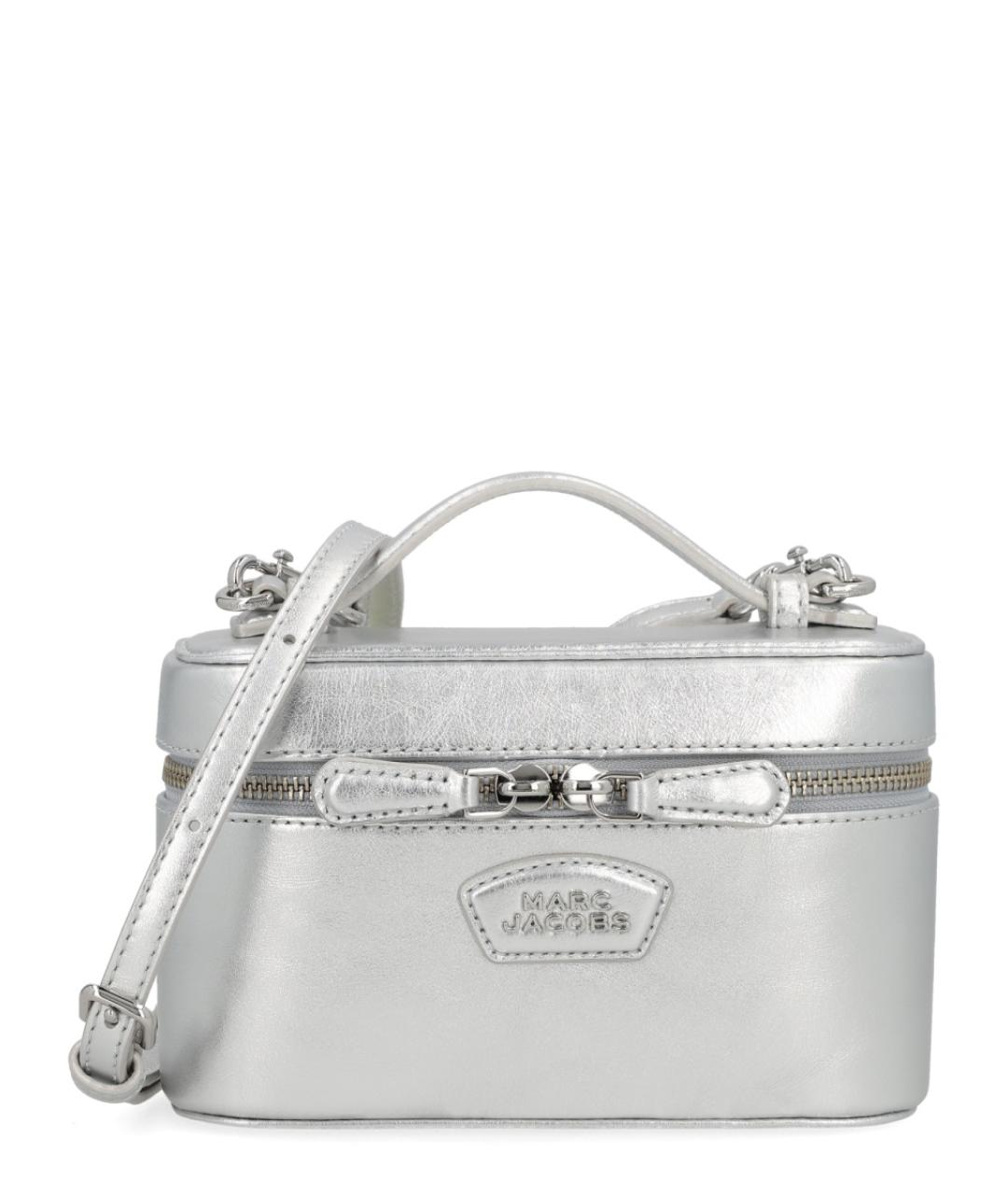 MARC JACOBS Серебряная кожаная сумка через плечо, фото 1