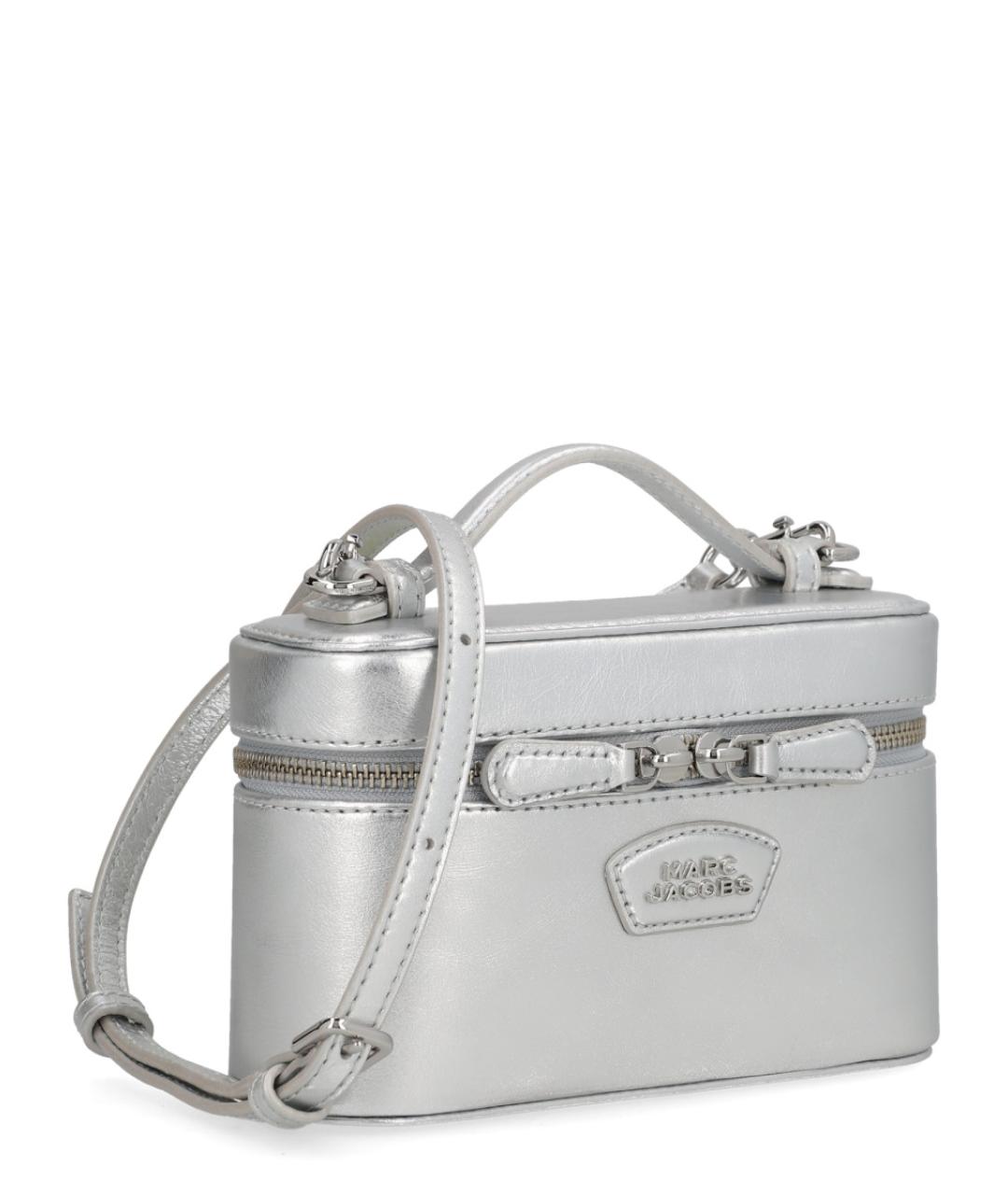 MARC JACOBS Серебряная кожаная сумка через плечо, фото 2