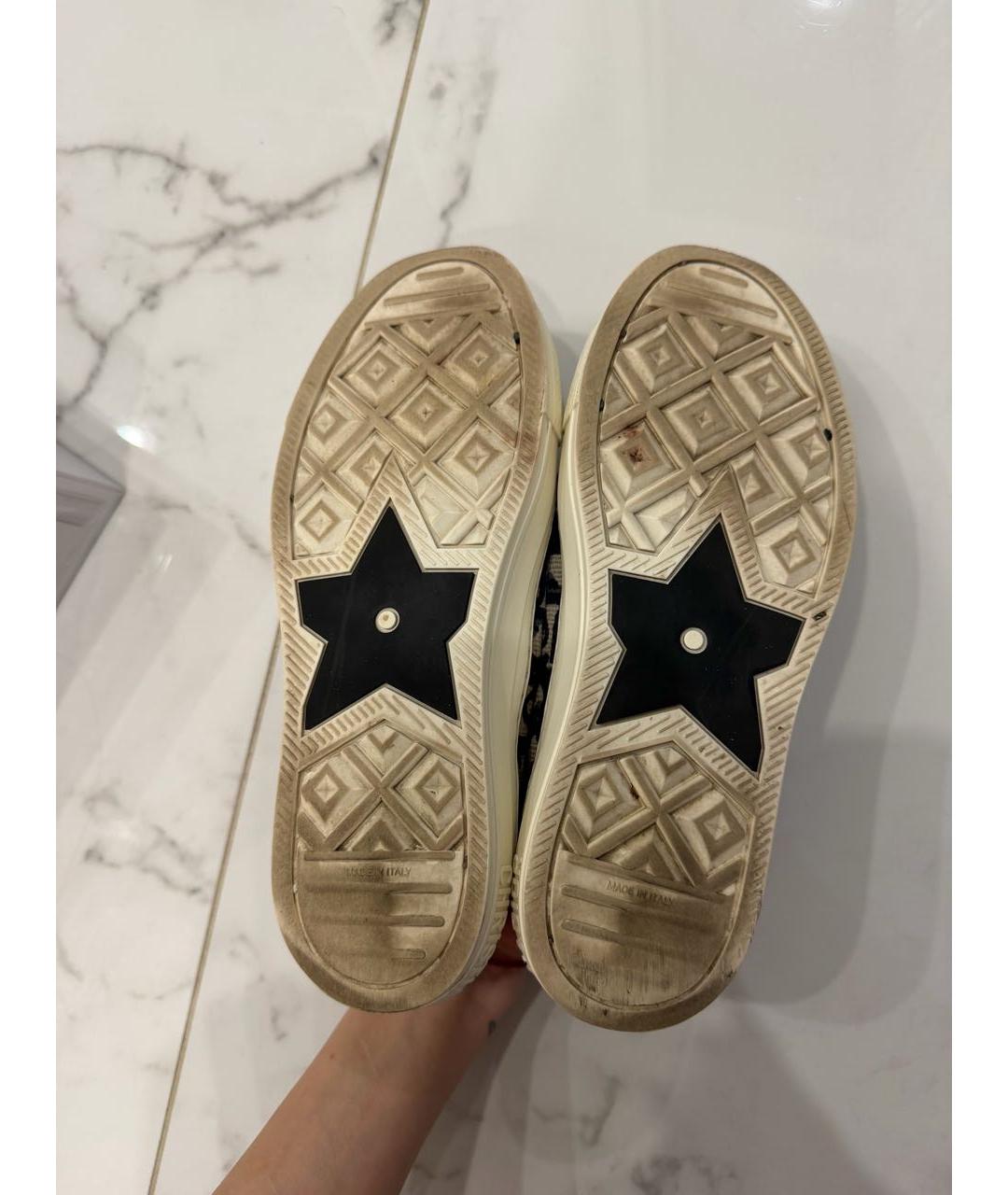 CHRISTIAN DIOR Синие текстильные кеды, фото 7