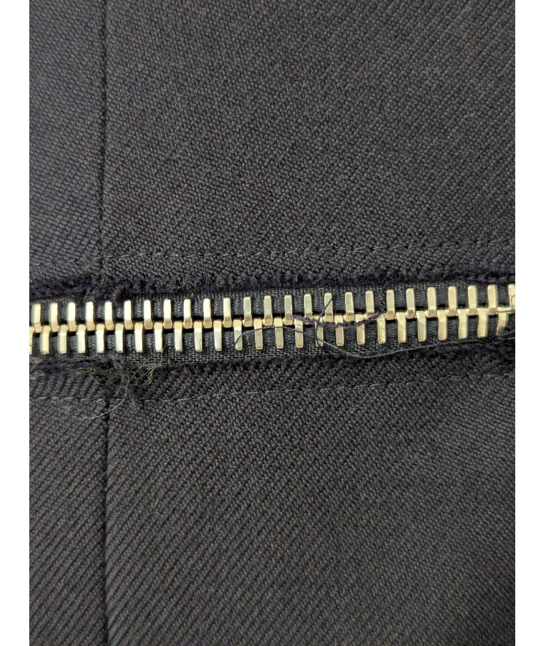 ALEXANDER MCQUEEN Темно-синий шерстяной пиджак, фото 4