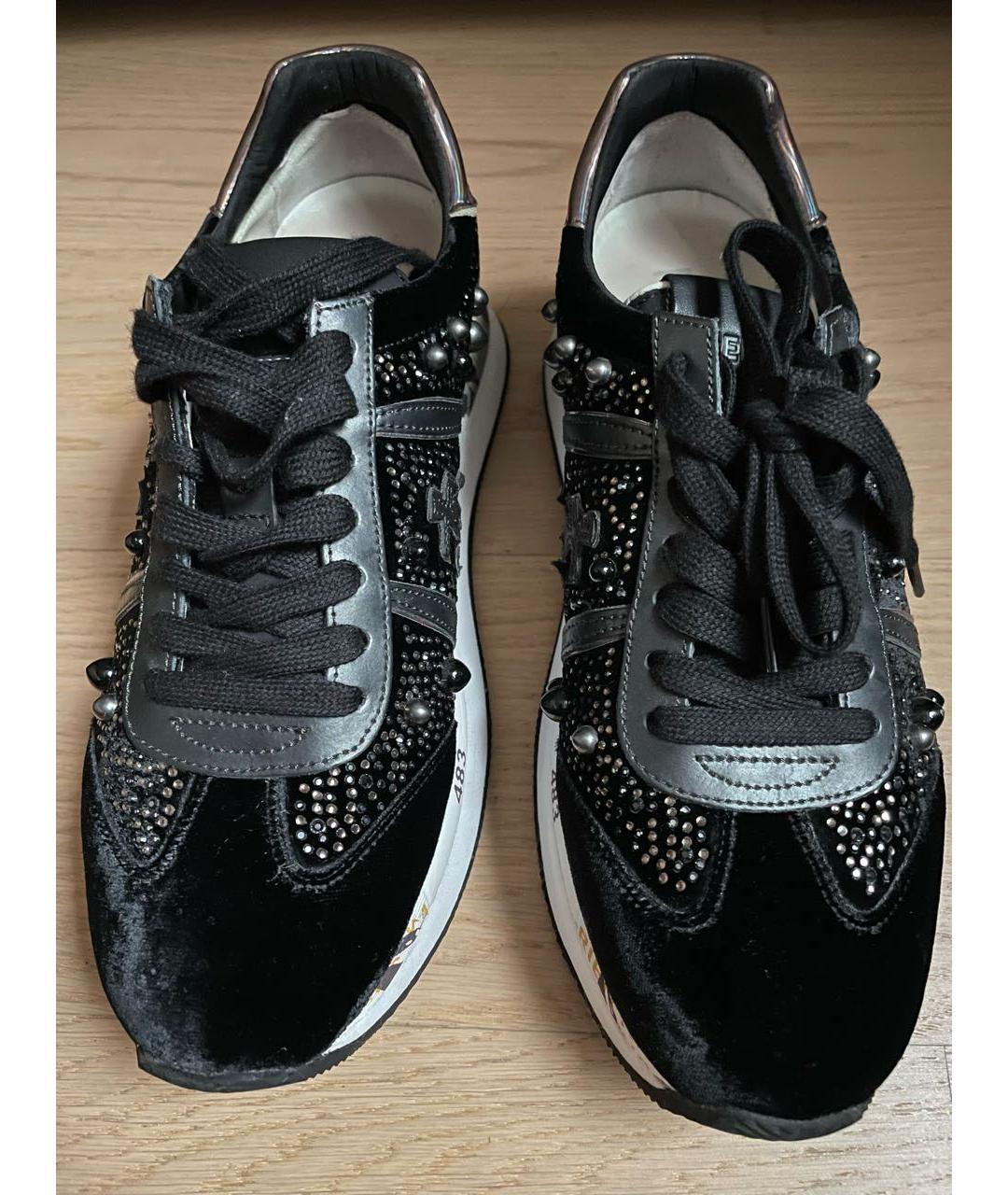 PREMIATA Черные замшевые кроссовки, фото 2