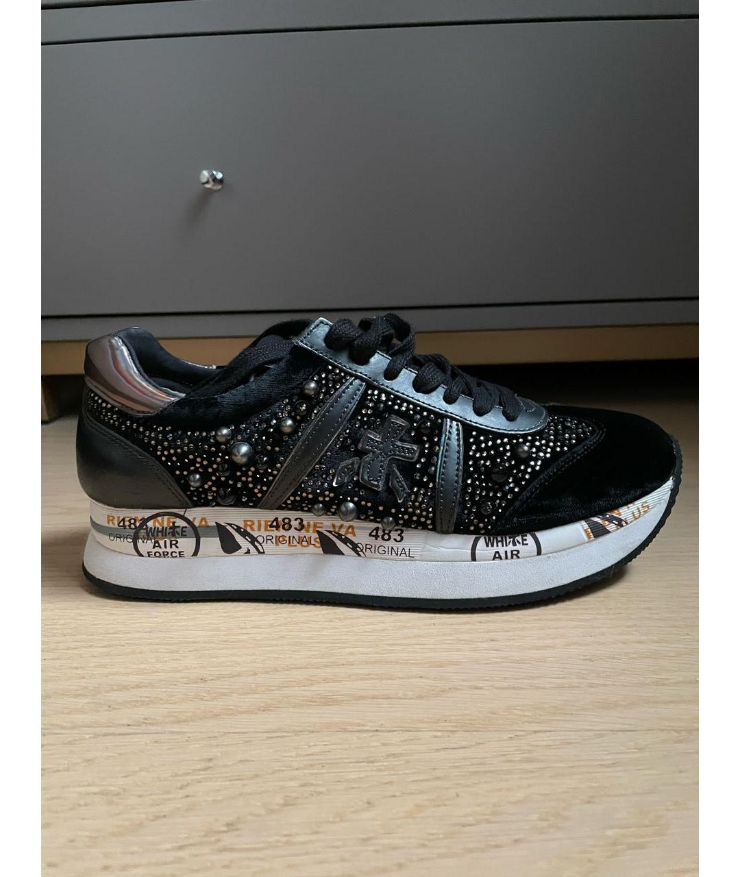 PREMIATA Черные замшевые кроссовки, фото 9