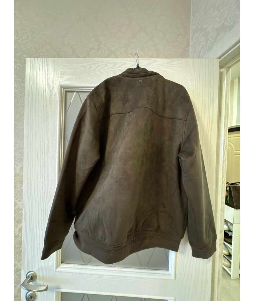 MICHAEL KORS Коричневая замшевая куртка, фото 2