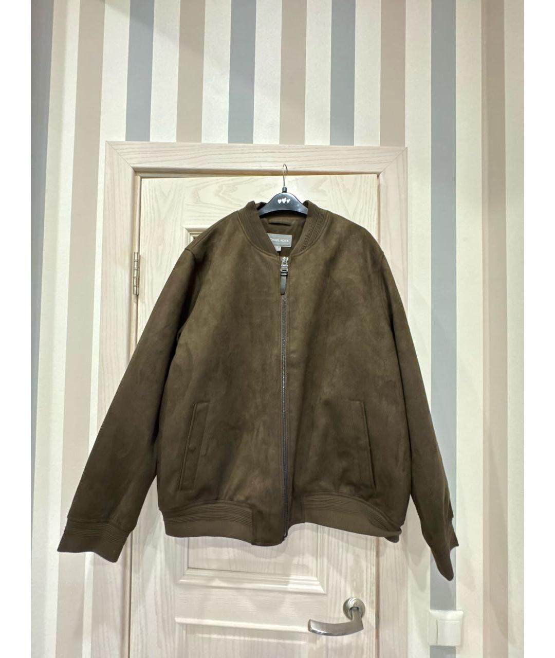 MICHAEL KORS Коричневая замшевая куртка, фото 5
