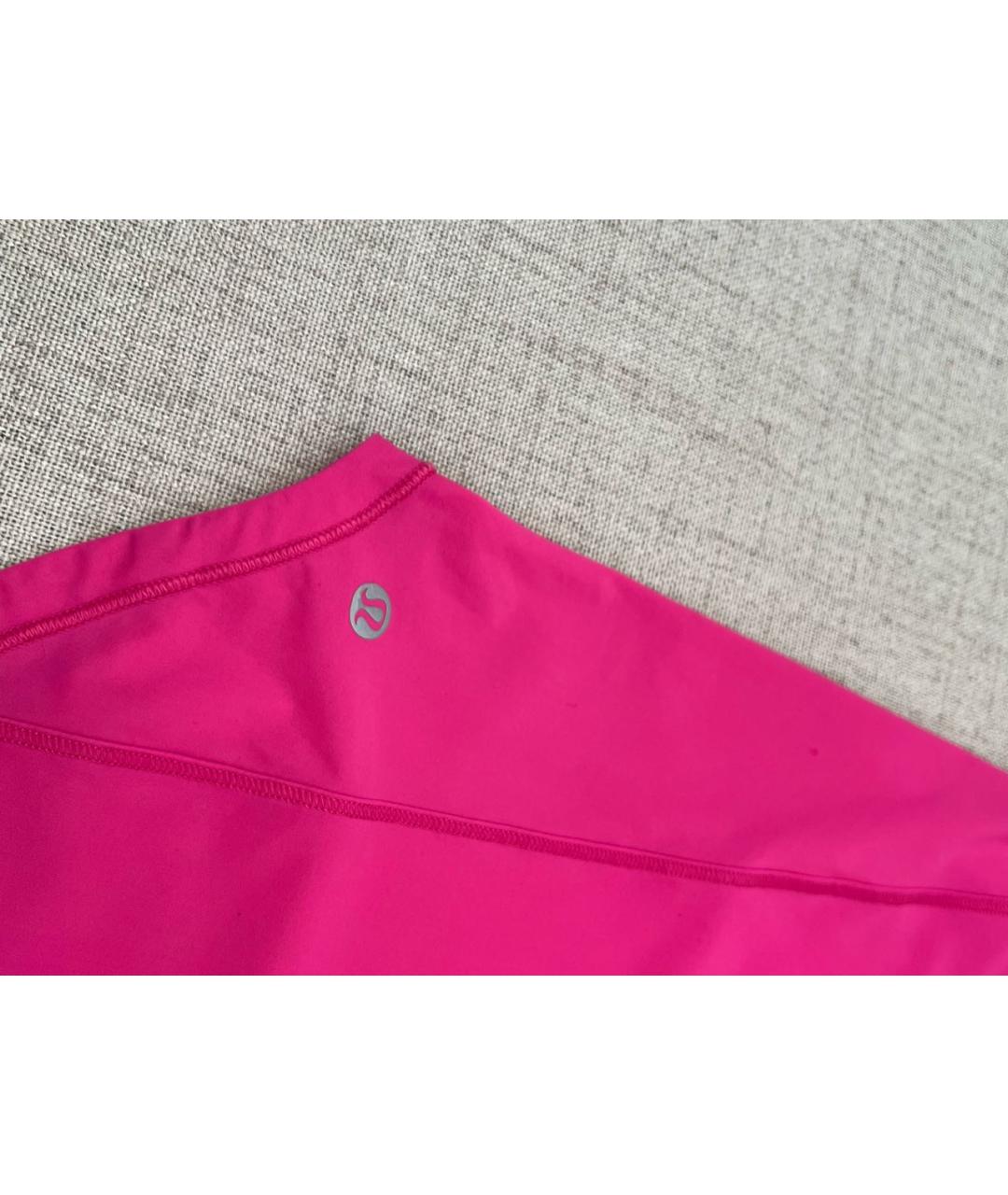 Lululemon Розовая полиэстеровая майка, фото 3