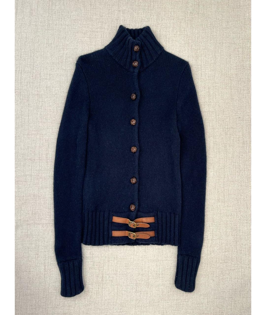 RALPH LAUREN Синий кашемировый джемпер / свитер, фото 4