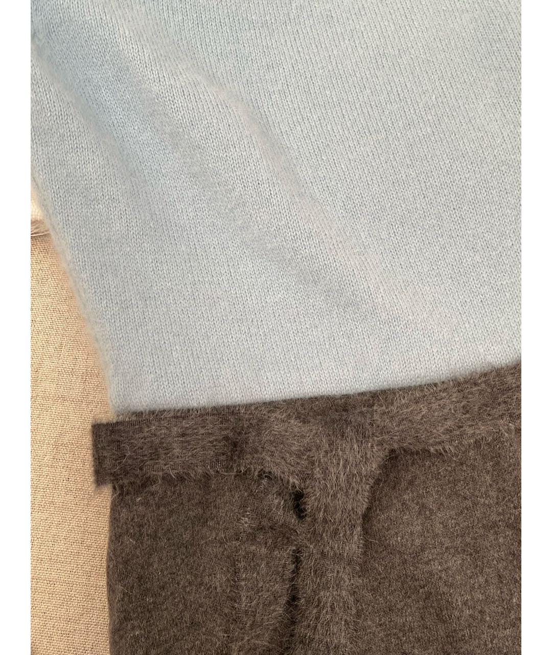 MAX MARA Голубое шерстяное платье, фото 4