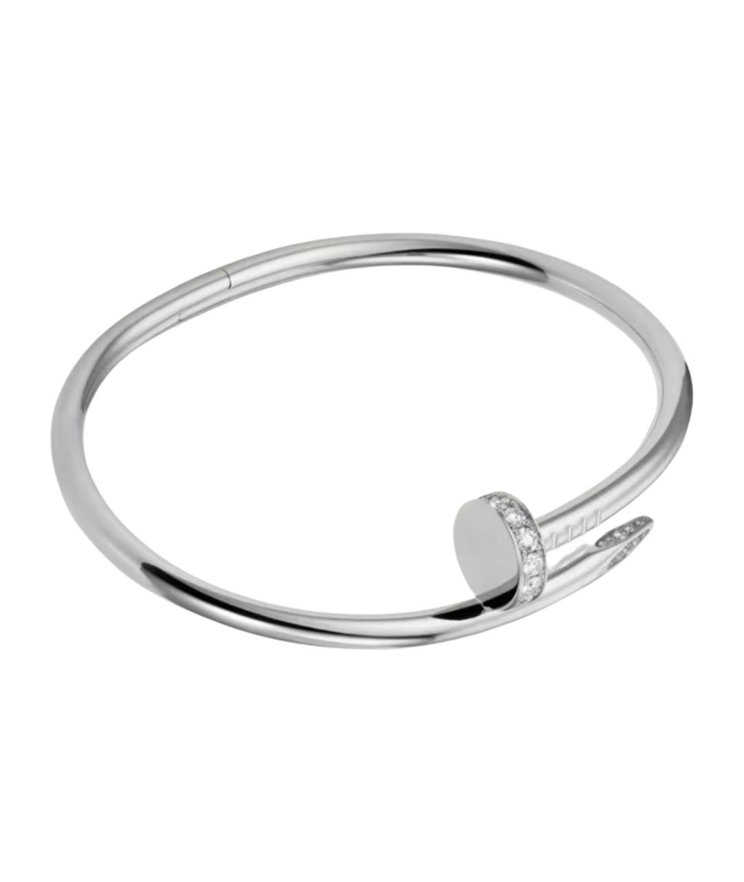 CARTIER Серебрянный браслет из белого золота, фото 1