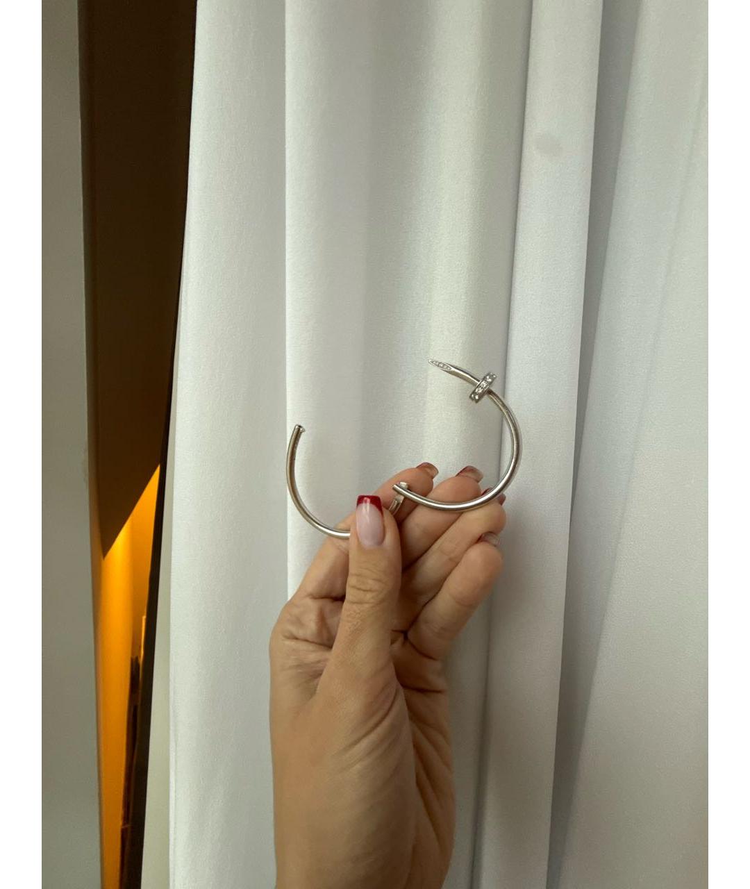 CARTIER Серебрянный браслет из белого золота, фото 4