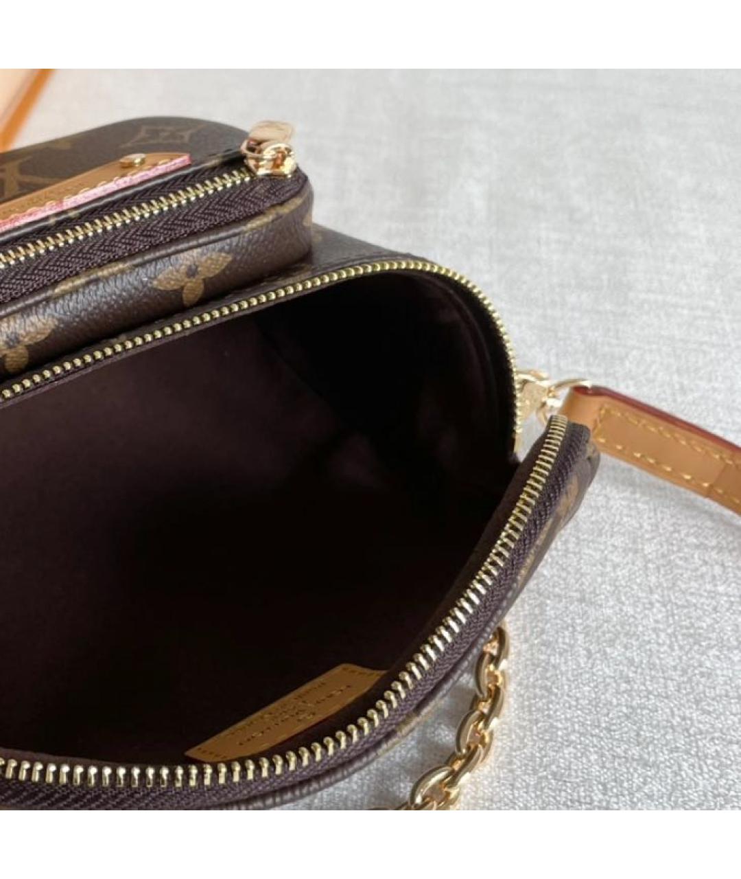 LOUIS VUITTON Коричневая поясная сумка, фото 4