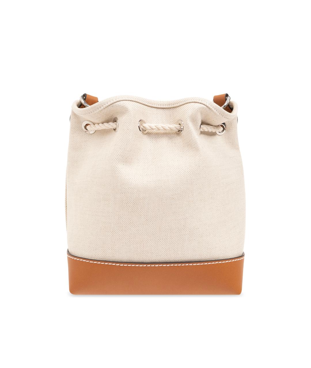 GUCCI Бежевая тканевая сумка через плечо, фото 3