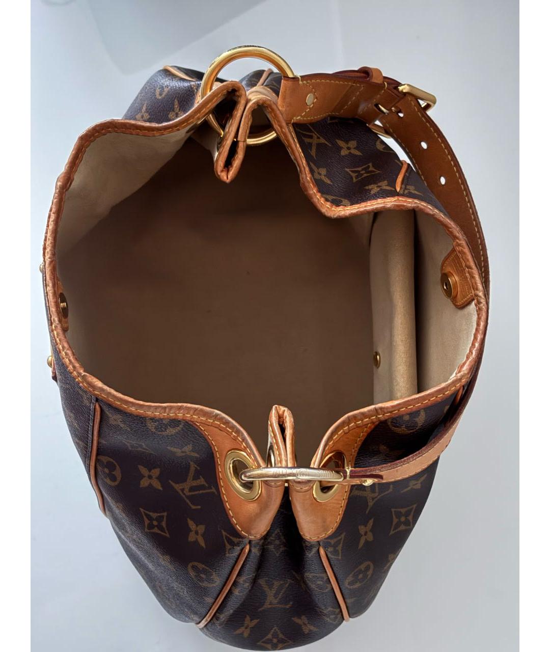 LOUIS VUITTON Коричневая сумка через плечо, фото 5