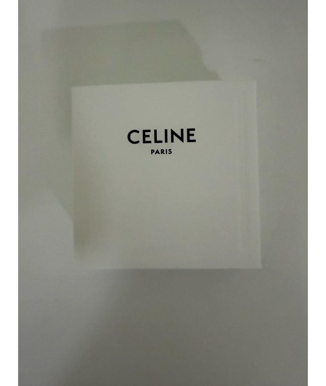 CELINE Золотой металлический браслет, фото 7