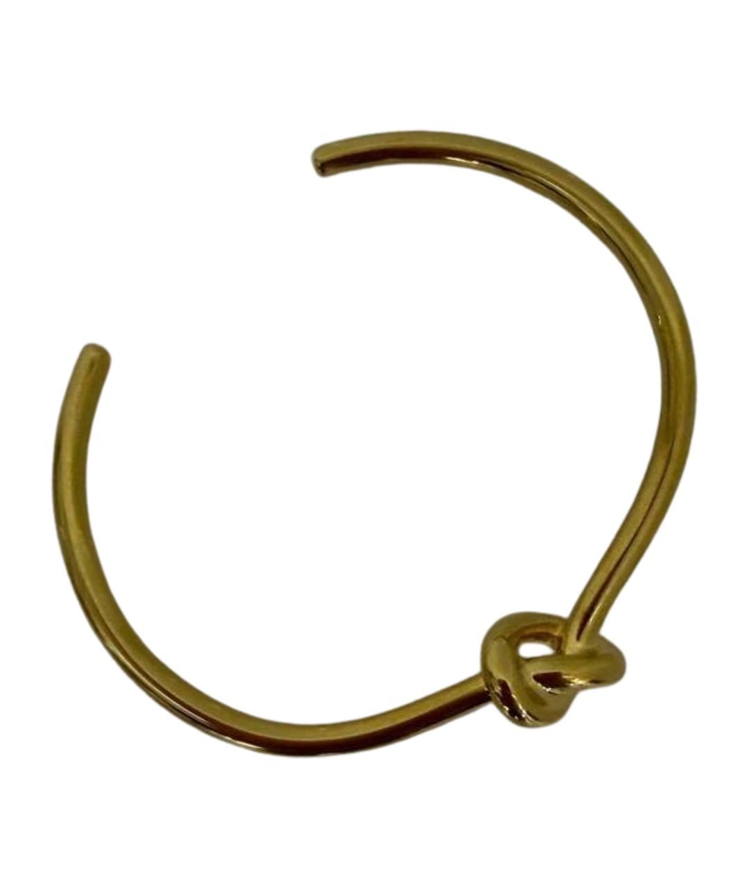 CELINE Золотой металлический браслет, фото 1