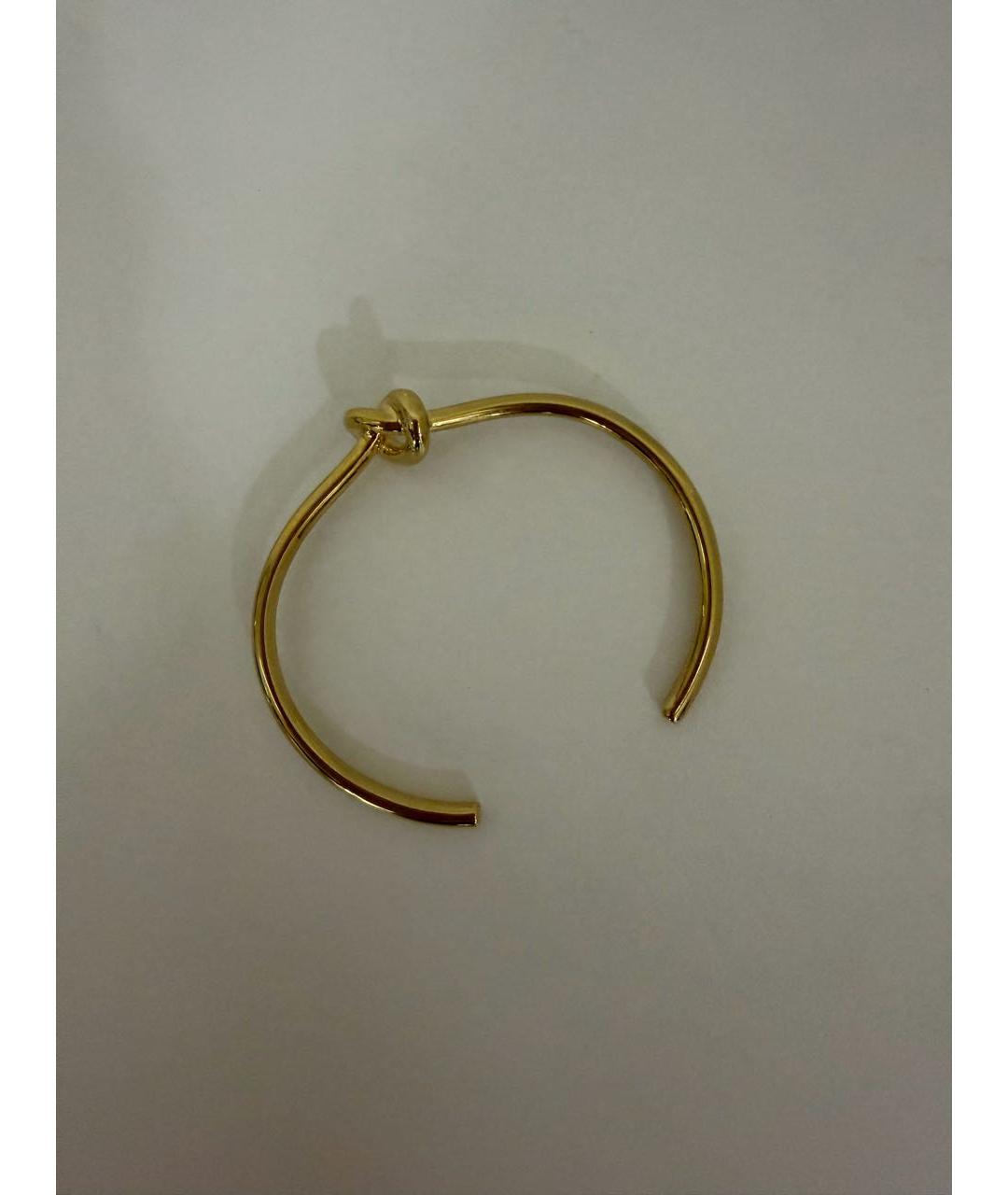 CELINE Золотой металлический браслет, фото 2